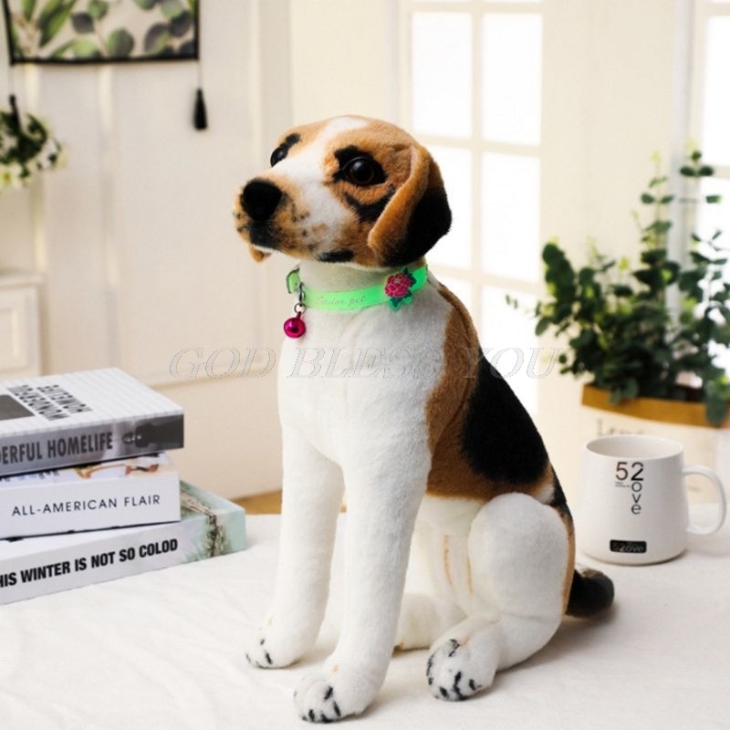 Pet Glowing Collars with Bells | Glow at Night Dogs Cats Necklace - Xvogue