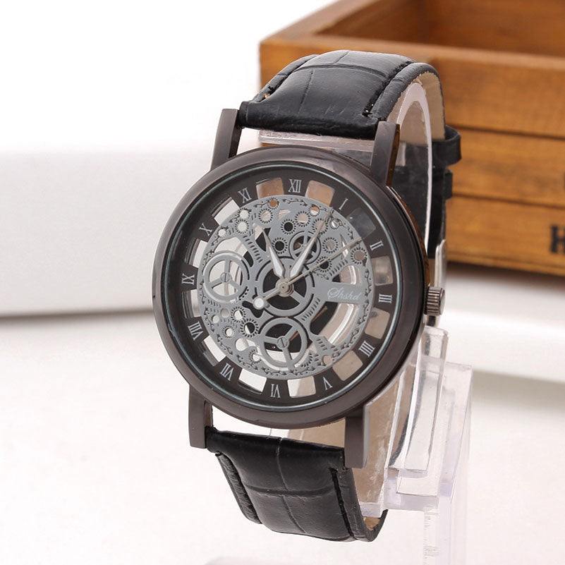 Fashion Business Skeleton Watch | Dress Quartz Wristwatch - Xvogue