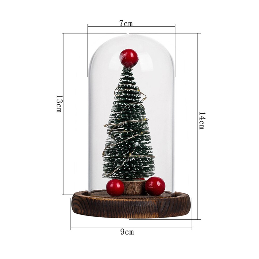 USB LED Beauty Rose and Beast Christmas Tree String Light Desk Lamp Romantic Christmas Birthday Gift Decoration Battery Powered - Xvogue