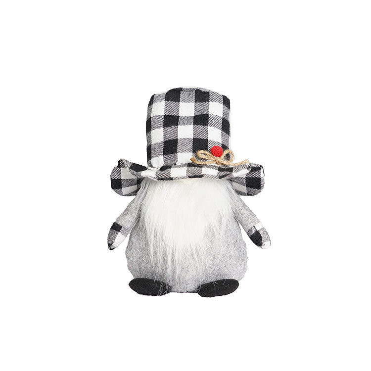 Lucky Snow New Christmas Decorations Forest Old Man Rudolph Faceless Doll Doll Short Leg Dwarf - Xvogue