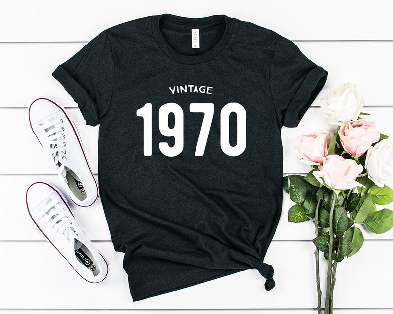 Vintage 1970 Birthday T-Shirt | 54th Birthday Party T-Shirt - Xvogue