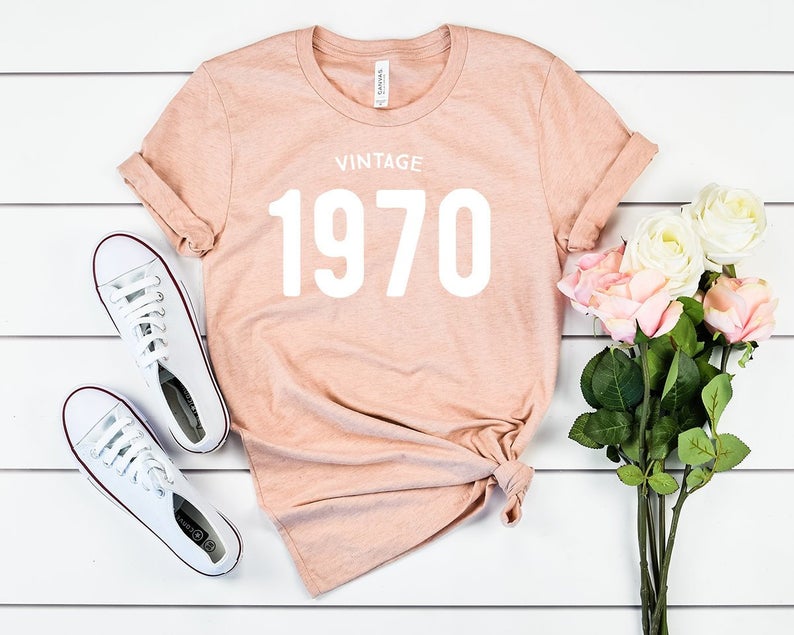 Vintage 1970 Birthday T-Shirt | 54th Birthday Party T-Shirt - Xvogue