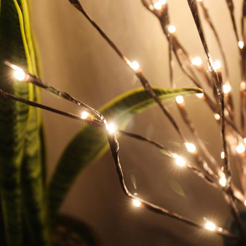 LED Willow Branch Lamp Floral Lights 20 Bulbs | Christmas Party Garden Decor Christmas Birthday Gift - Xvogue