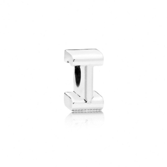 Initial alphabet letter A-Z loose bead Fits Pandora charms silver - Xvogue