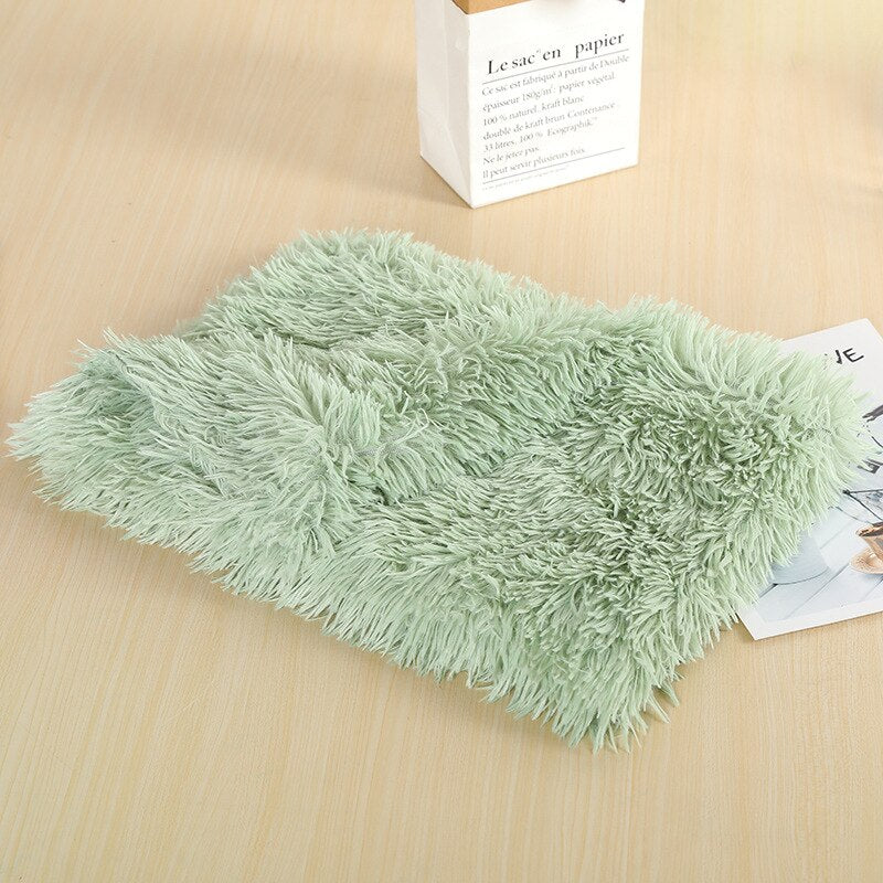 Fluffy Plush Dog & Cats Blanket | Pet Sleeping Mat Cushion Mattress Extra Soft Warm | Blankets for Small Medium Large Dogs & Cats - Xvogue