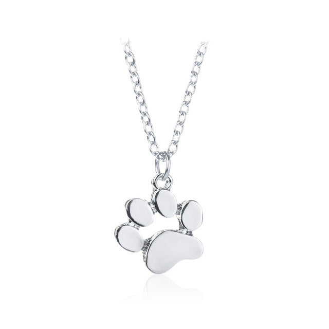 Cat Paw Print Necklace Jewelry - Xvogue