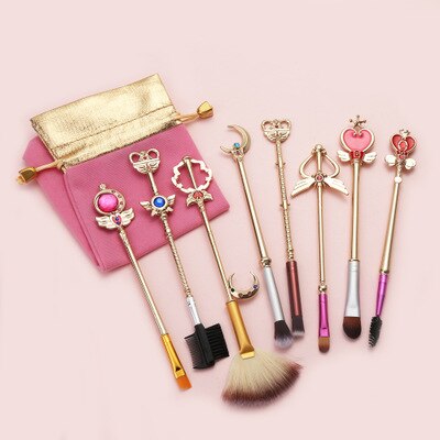 8 Sailor Moon Makeup Brushes | Birthday Holiday Gifts - Xvogue