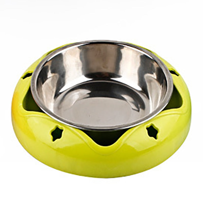 Durable Pet Bowl | Stainless Steel Drinking Feeding Dual-use Food Feeder - Xvogue