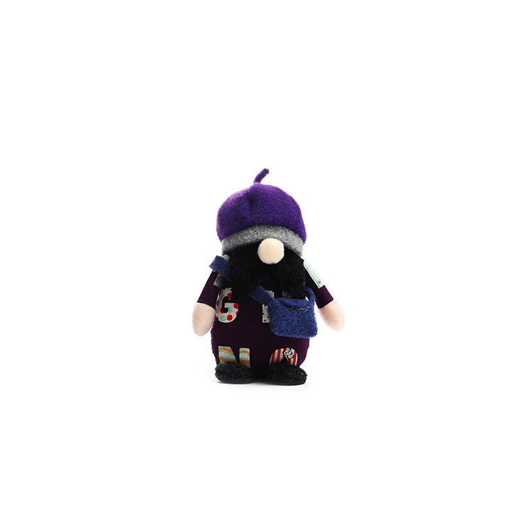 New school season dwarf Rudolph back school bag faceless dwarf doll college kindergarten decorations - Xvogue