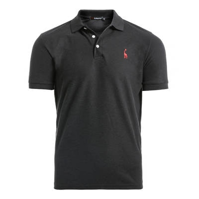 Man Polo Shirt Mens Casual Deer Embroidery Cotton Polo shirt Men Short Sleeve High Quantity polo men - Xvogue