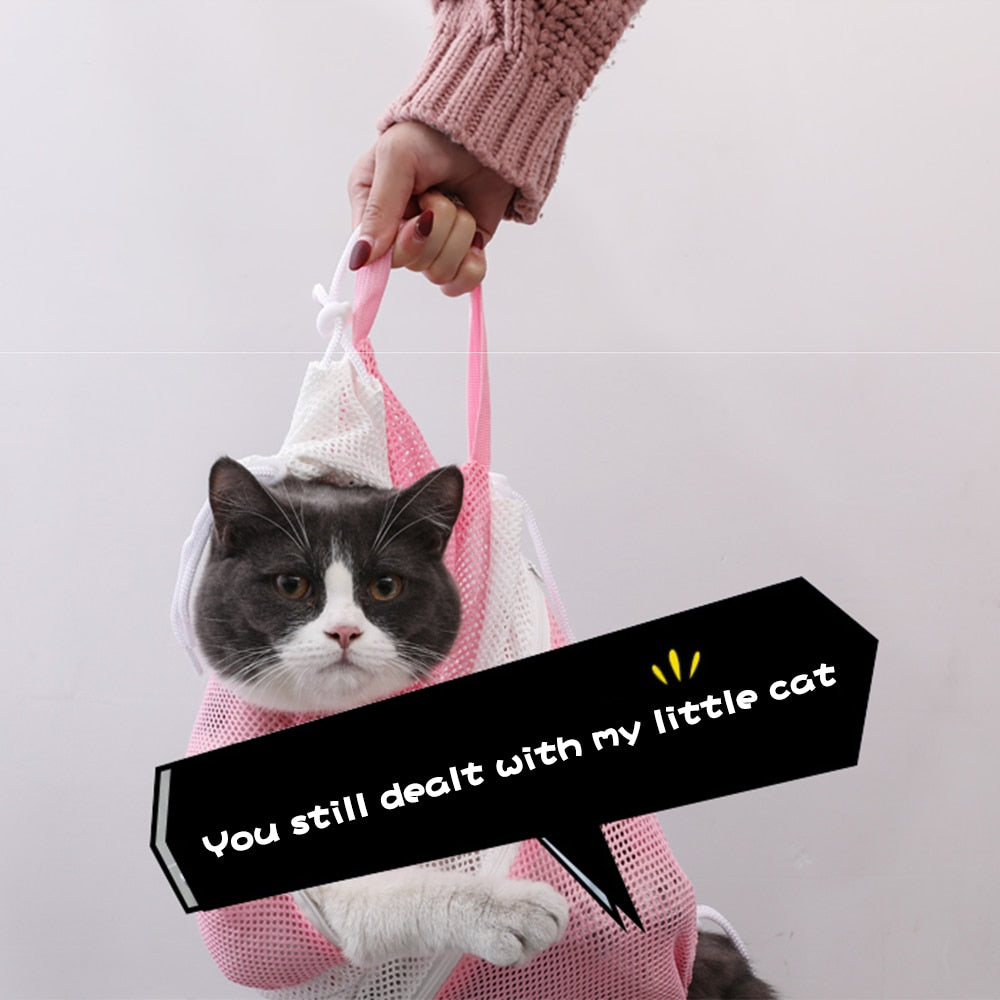 Cat Grooming Bag | Polyester Wash Bag - Xvogue