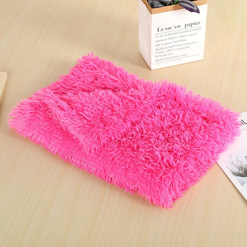 Fluffy Plush Dog & Cats Blanket | Pet Sleeping Mat Cushion Mattress Extra Soft Warm | Blankets for Small Medium Large Dogs & Cats - Xvogue