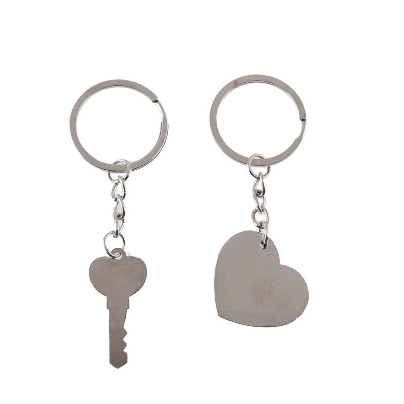 1 Pair Couple I LOVE YOU Heart Key Chains - Xvogue