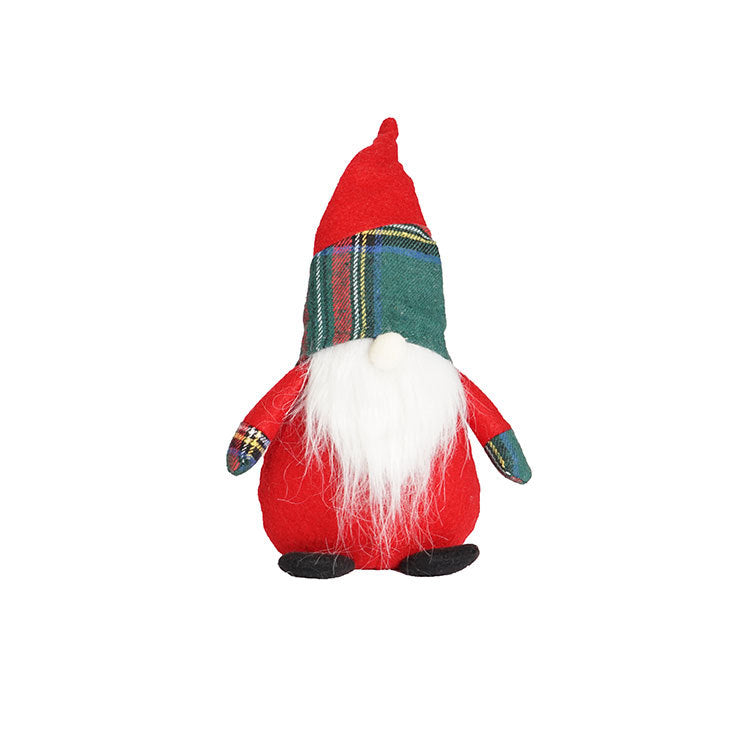 Lucky Snow New Christmas Decorations Forest Old Man Rudolph Faceless Doll Doll Short Leg Dwarf - Xvogue