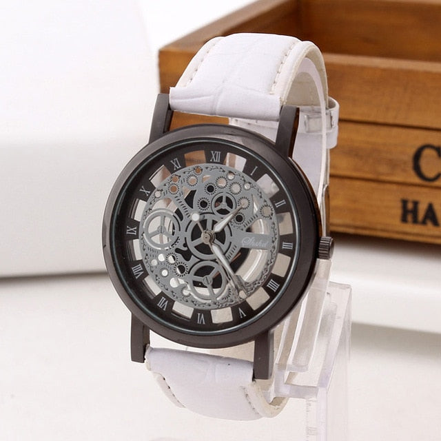 Fashion Business Skeleton Watch | Dress Quartz Wristwatch - Xvogue