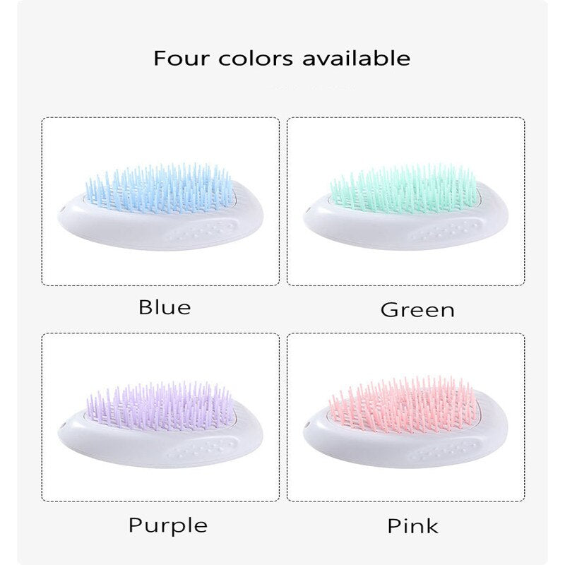 Cat Pet Cleaning Brush One-click Hair Removal Cat Hair Cleaner Dog Hair Comb Pet Bathing Massage Cat Comb - Xvogue