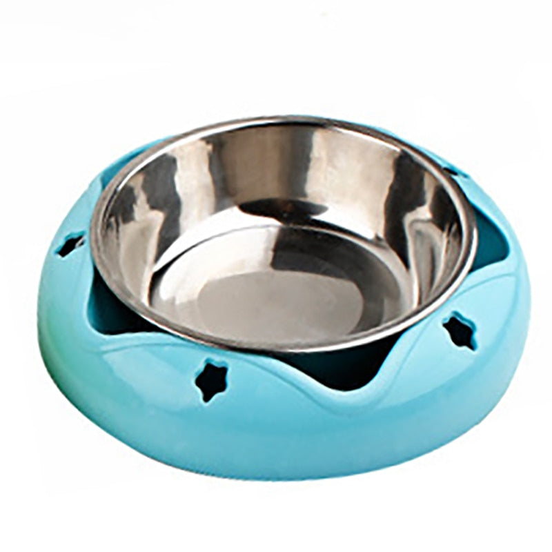 Durable Pet Bowl | Stainless Steel Drinking Feeding Dual-use Food Feeder - Xvogue