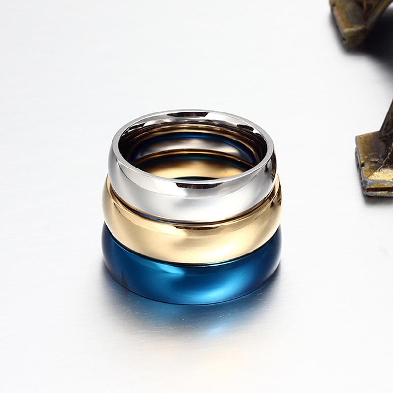 Vnox 6mm Classic Wedding Ring for Men Women - Xvogue