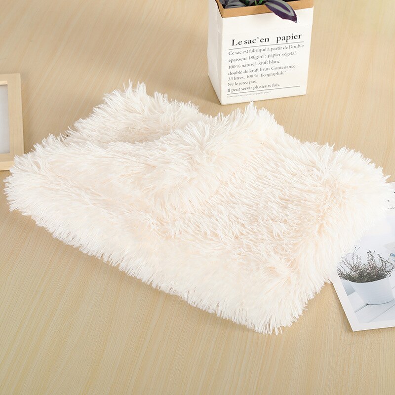 Fluffy Plush Dog & Cats Blanket | Pet Sleeping Mat Cushion Mattress Extra Soft Warm | Blankets for Small Medium Large Dogs & Cats - Xvogue