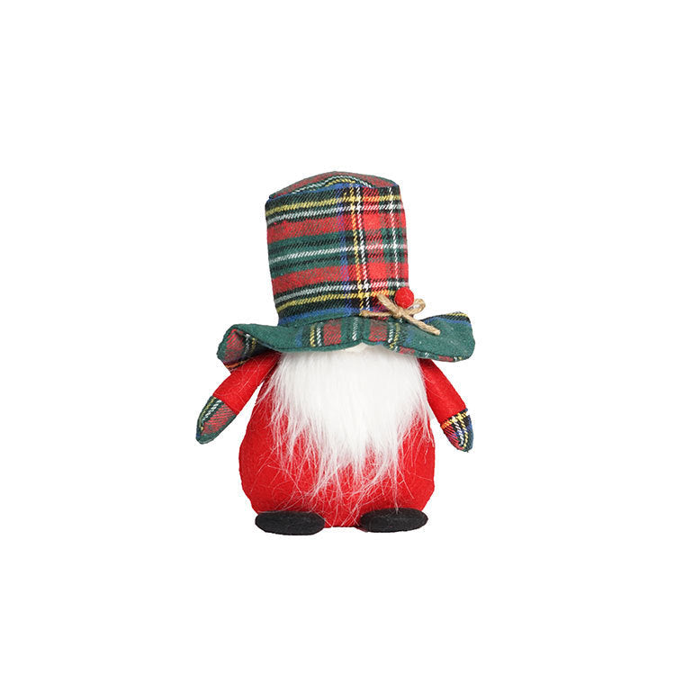 Lucky Snow New Christmas Decorations Forest Old Man Rudolph Faceless Doll Doll Short Leg Dwarf - Xvogue