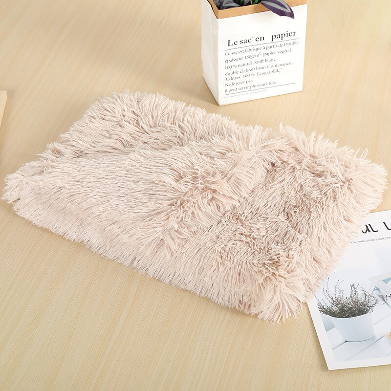 Fluffy Plush Dog & Cats Blanket | Pet Sleeping Mat Cushion Mattress Extra Soft Warm | Blankets for Small Medium Large Dogs & Cats - Xvogue