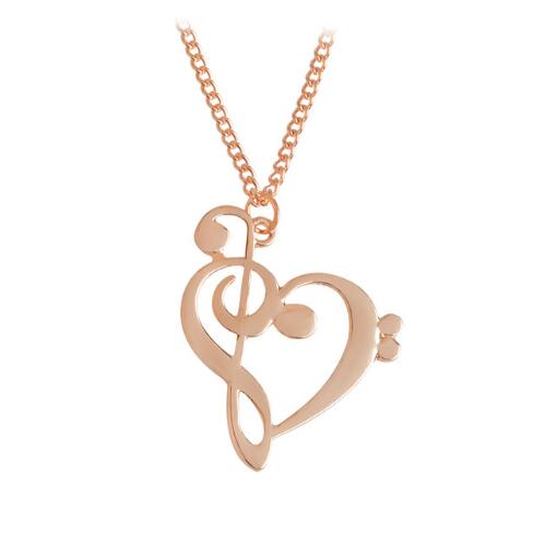 Fine Gold Chain Heart Shaped Pendant Necklace - Xvogue