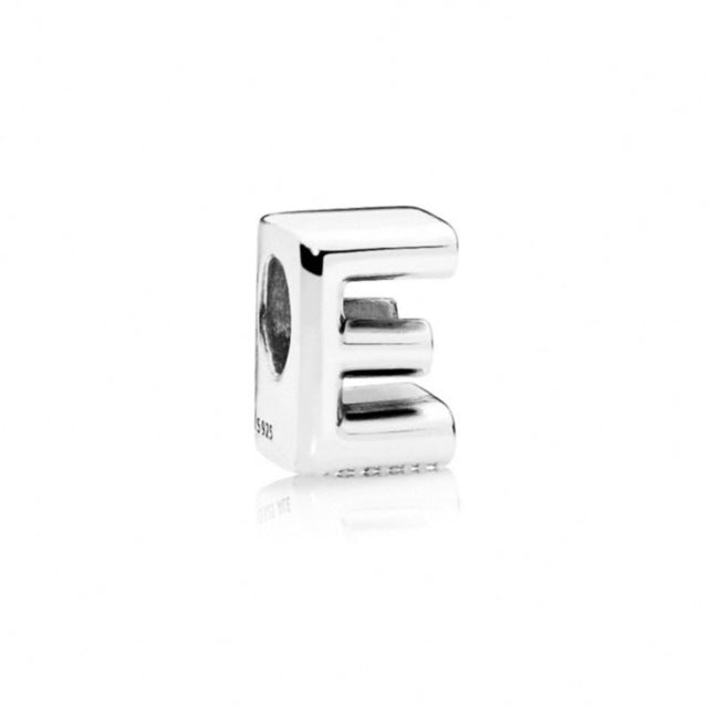 Initial alphabet letter A-Z loose bead Fits Pandora charms silver - Xvogue