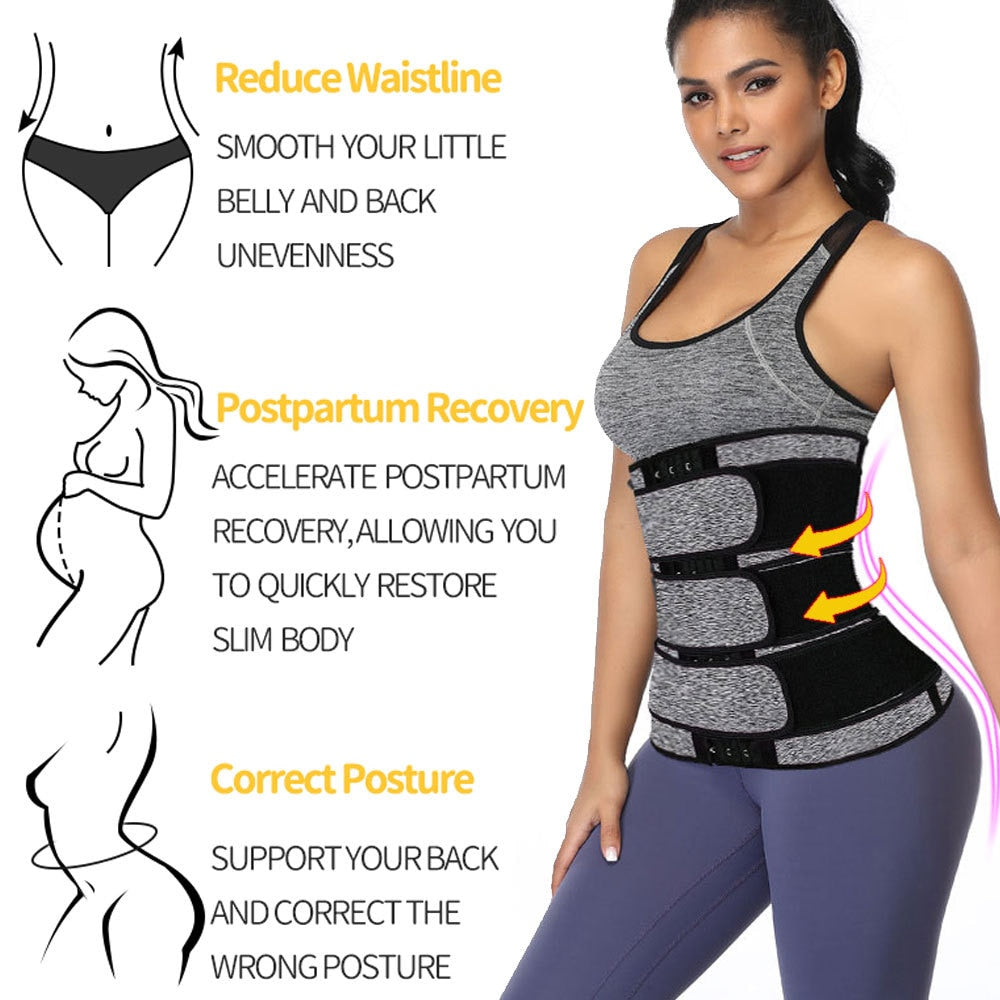 Three Buckle Belly Band | Waist Supporter - Xvogue