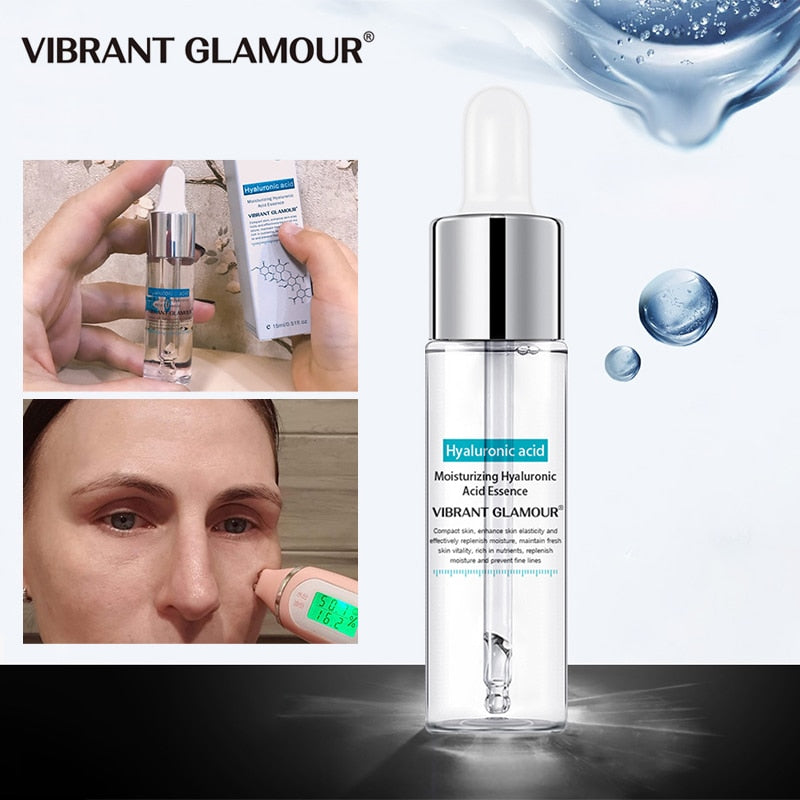 Hyaluronic Acid Face Serum Anti-Aging Shrink Pore Whitening Moisturizing Essence Face Cream - Xvogue