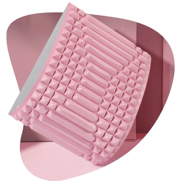 Neck & Back Stretcher - Lower Back Pain Massager Pillow for Lumbar Support and Spine Alignment 3X - Xvogue