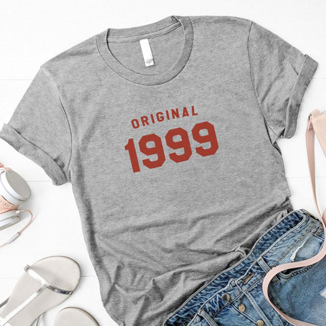 Original 1999 T-shirt | 25th Birthday Party Cotton T-shirt - Xvogue