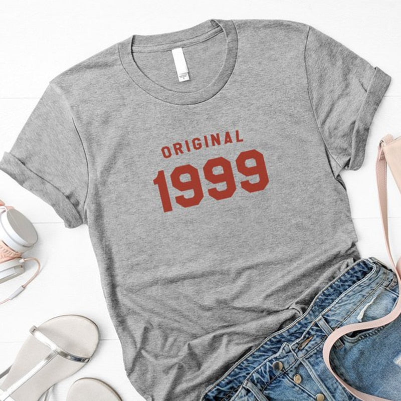 Original 1999 T-shirt | 25th Birthday Party Cotton T-shirt - Xvogue