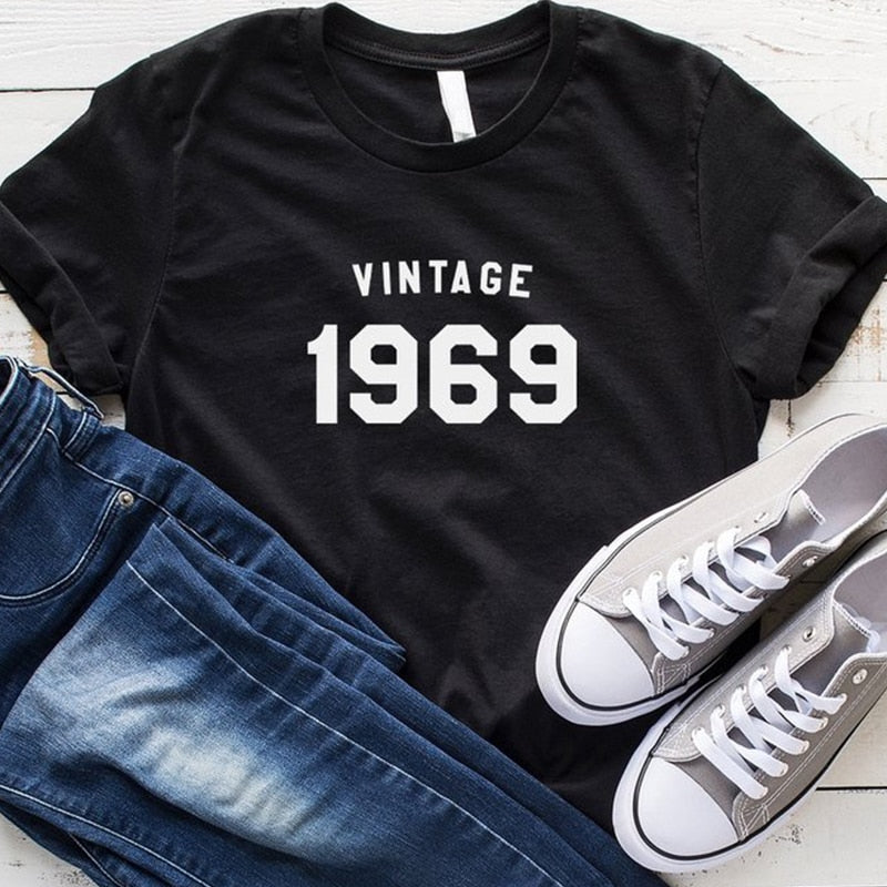 Vintage 1969 Birthday T-Shirt | 55th Birthday Party T-Shirt - Xvogue