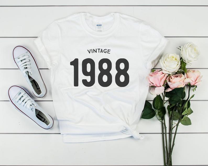 Vintage 1988 Women T-Shirt | 36th Birthday Party T-Shirt Cotton - Xvogue